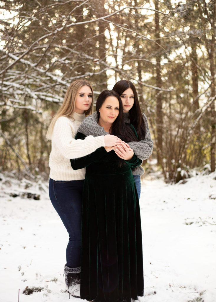 5 tips for beautiful family photos in the snow