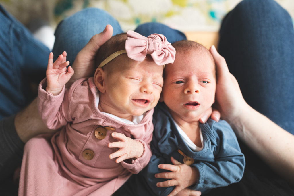 twin newborn session 